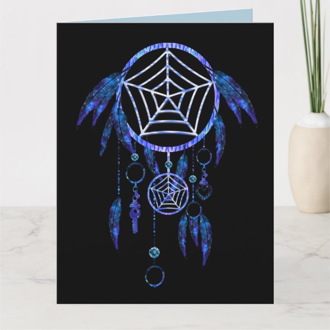 TARJETA DE CUMPLEAÑOS NATIVO DE DREAM CATCHER AMER (Anverso)