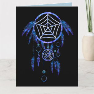 TARJETA DE CUMPLEAÑOS NATIVO DE DREAM CATCHER AMER