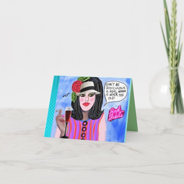 Tarjeta de cumpleaños NOTECARD (Anverso)