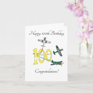 Tarjeta de cumpleaños número 100 de Mustangs