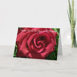 Tarjeta de cumpleaños número 100 personalizada de