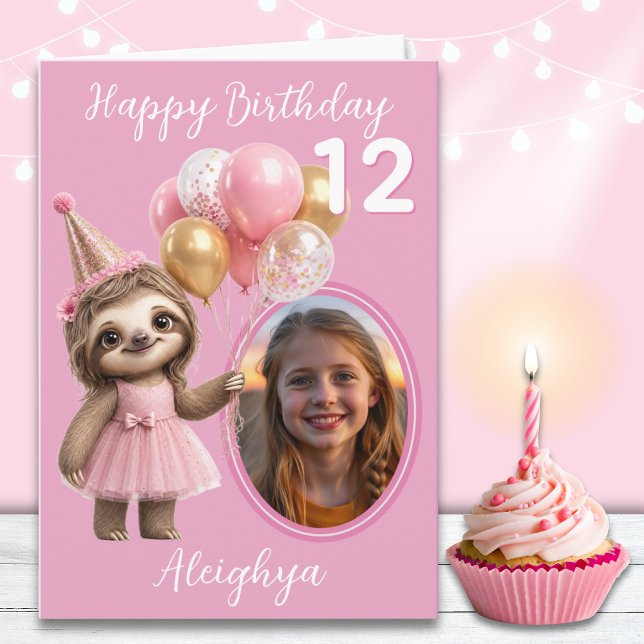 Tarjeta de cumpleaños número 11 con una foto de un (Subido por el creador)
