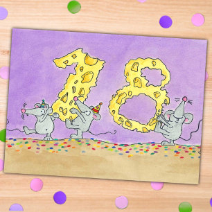 tarjeta de cumpleaños número 18 de Nicole Janes