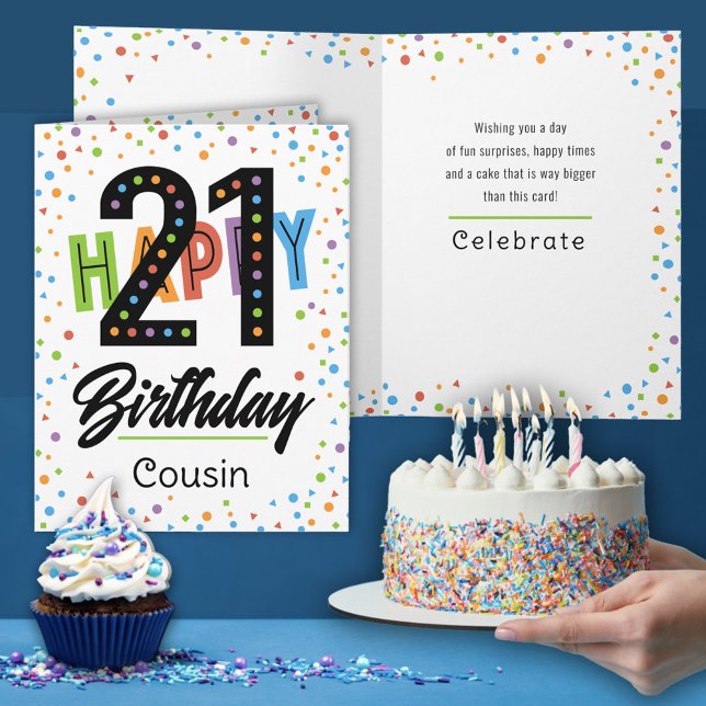 Tarjeta de cumpleaños número 21 de Primo (Subido por el creador)