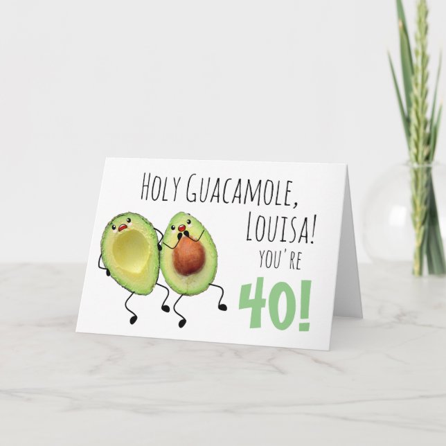 Tarjeta de cumpleaños número 50 personalizada de H (Anverso)