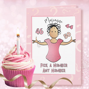 Tarjeta de cumpleaños número 50 sarcástica y desca