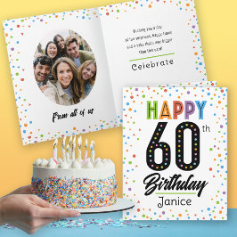 Tarjeta de cumpleaños número 60