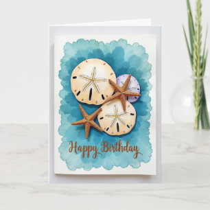Tarjeta de cumpleaños Ocean Sparkle