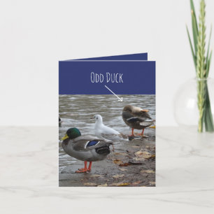 Tarjeta de cumpleaños Odd Duck Happy