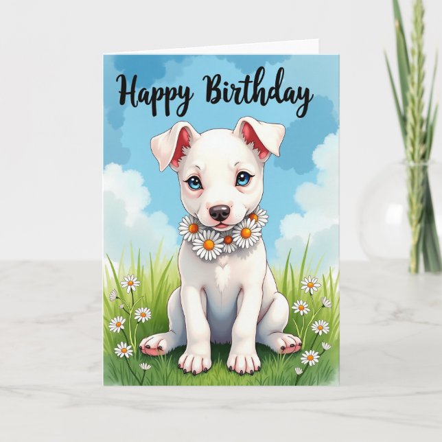 Tarjeta de cumpleaños Ojos de Zafiro (Anverso)