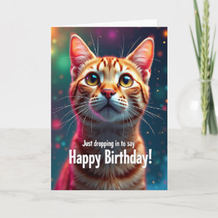 Tarjeta de cumpleaños Ojos Dorados