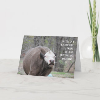 Tarjeta de cumpleaños Ol' Bess