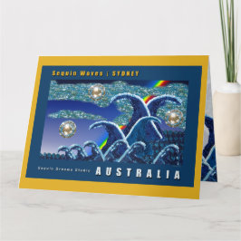 Tarjeta de cumpleaños | Olas secuenciales, Sydney 