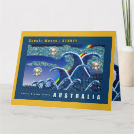 Tarjeta de cumpleaños | Olas secuenciales, Sydney
