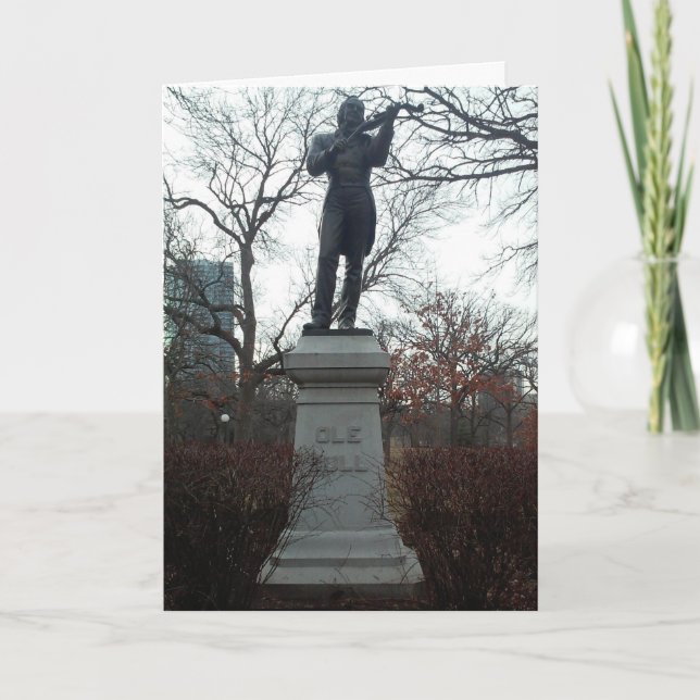 Tarjeta de cumpleaños "Ole Bull" (Anverso)