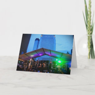 Tarjeta de cumpleaños "Orgullo de ciudades gemelas