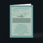 Tarjeta de cumpleaños Oystercatcher Brother<br><div class="desc">Feliz cumpleaños a todos esos hermanos.</div>