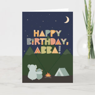 Tarjeta de cumpleaños para Abba
