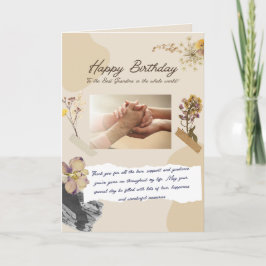 Tarjeta de cumpleaños para abuela