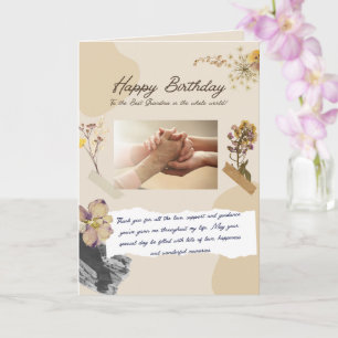 Tarjeta de cumpleaños para abuela