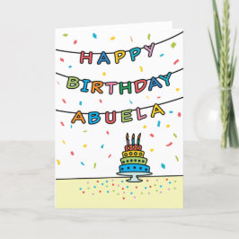 Tarjeta de cumpleaños para Abuela