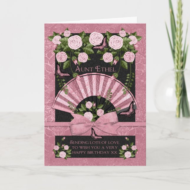 Tarjeta De Cumpleaños Para Alguien Especial Con Ro (Anverso)