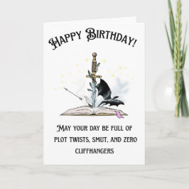Tarjeta de cumpleaños para amante de libros subido