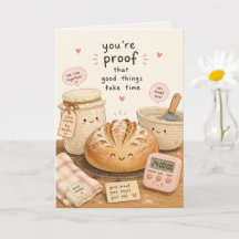 Tarjeta de cumpleaños para amante del pan Mejor co
