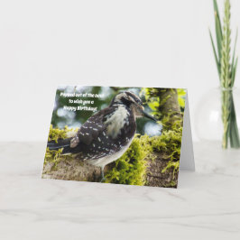 Tarjeta de cumpleaños para amantes de las aves