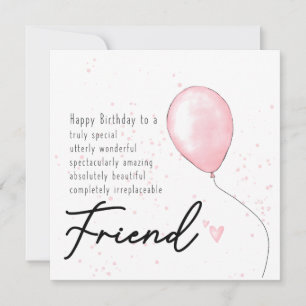 Tarjeta de Cumpleaños para Amiga - hermana del alm