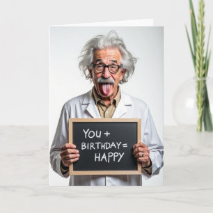 Tarjeta de cumpleaños para anciano juguetón