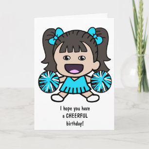 Tarjeta de cumpleaños para animadores bonitos para