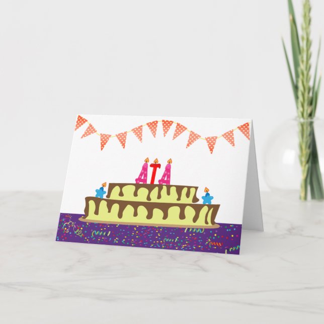 Tarjeta de cumpleaños para Ata (Anverso)