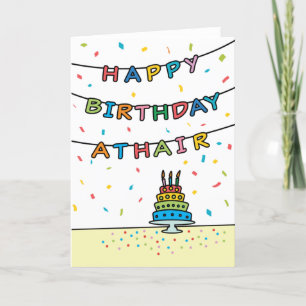 Tarjeta de cumpleaños para Athair