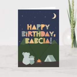 Tarjeta de cumpleaños para Babcia