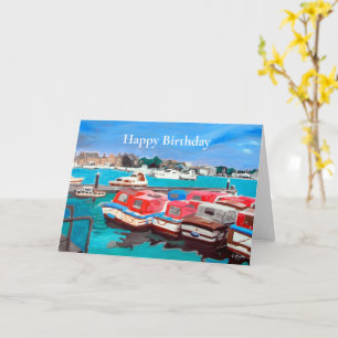 Tarjeta de cumpleaños para barcos de día en Oulton