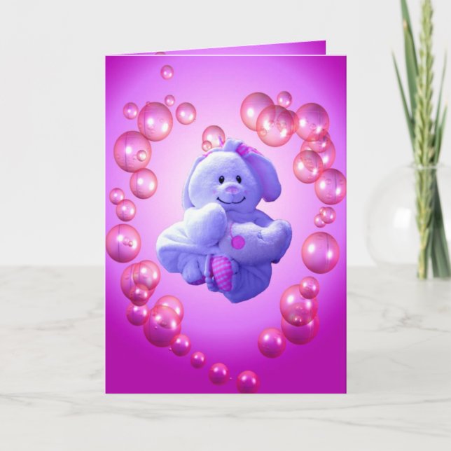 Tarjeta de cumpleaños para bebé dulce (Anverso)