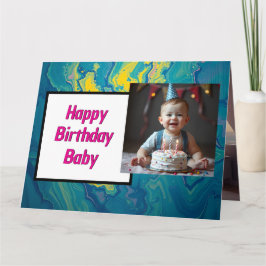 Tarjeta de cumpleaños para bebé dulce - Descarga i