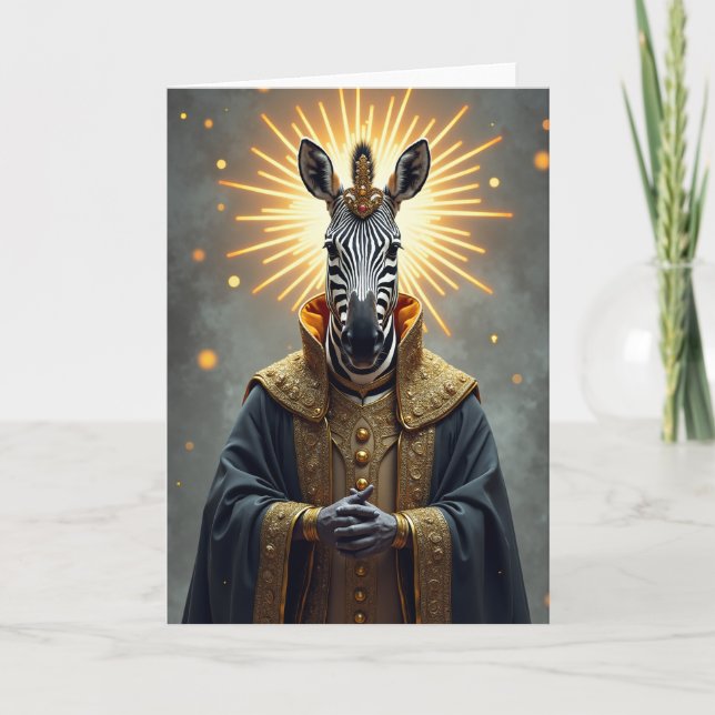 Tarjeta de cumpleaños para caballo regio (Anverso)