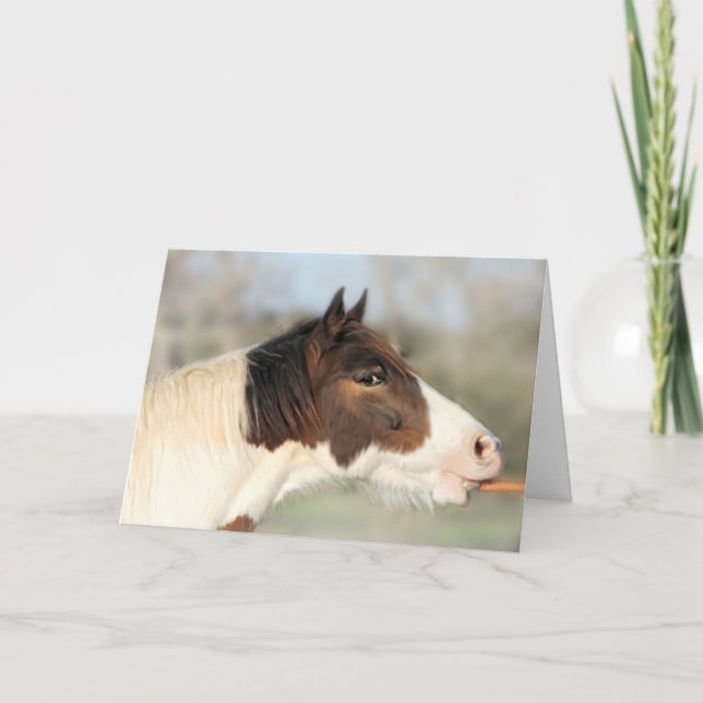 Tarjeta de cumpleaños para caballos y garrapatas 5 (Anverso)