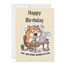 Tarjeta de cumpleaños para compañero de oficina fá