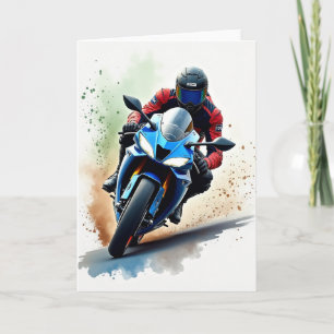 Tarjeta de cumpleaños para corredor