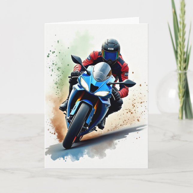 Tarjeta de cumpleaños para corredor (Anverso)