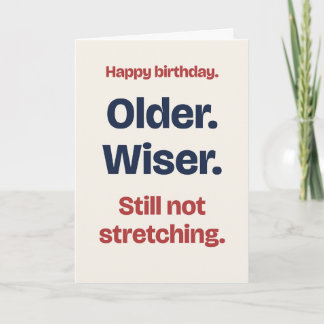 Tarjeta de cumpleaños para corredor que todavía no