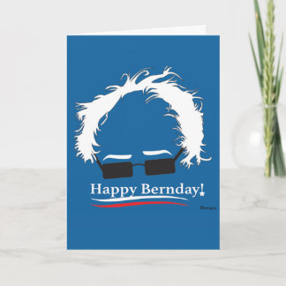 Tarjeta de cumpleaños para cualquier fan de Bernie