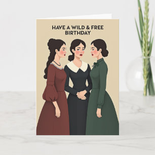 Tarjeta de cumpleaños para damas elegantes