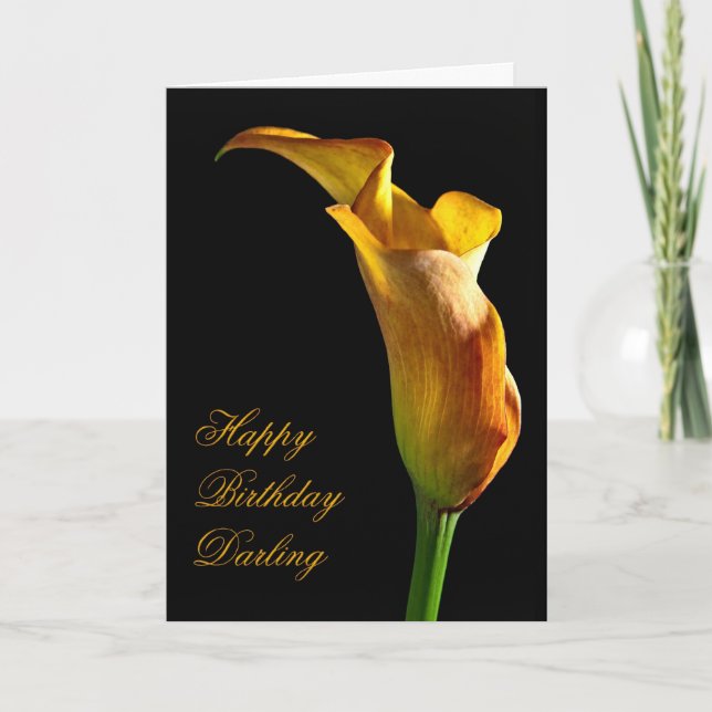 Tarjeta de cumpleaños para Darling (Anverso)