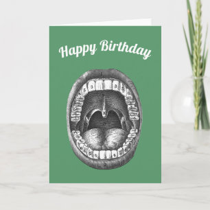 Tarjeta de cumpleaños para dentista