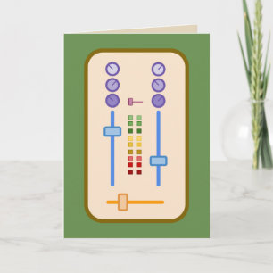 Tarjeta de cumpleaños para DJ