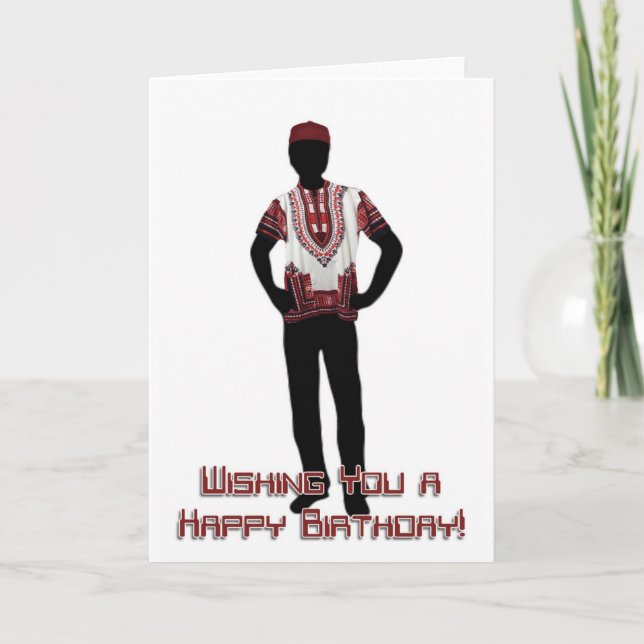 Tarjeta de cumpleaños para él (Anverso)